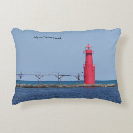 Algoma Pierhead Light accent Powow Prydnadskudde