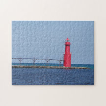 Algoma Pierhead Light jigszle puzzle