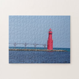 Algoma Pierhead Light jigszle puzzle Pussel