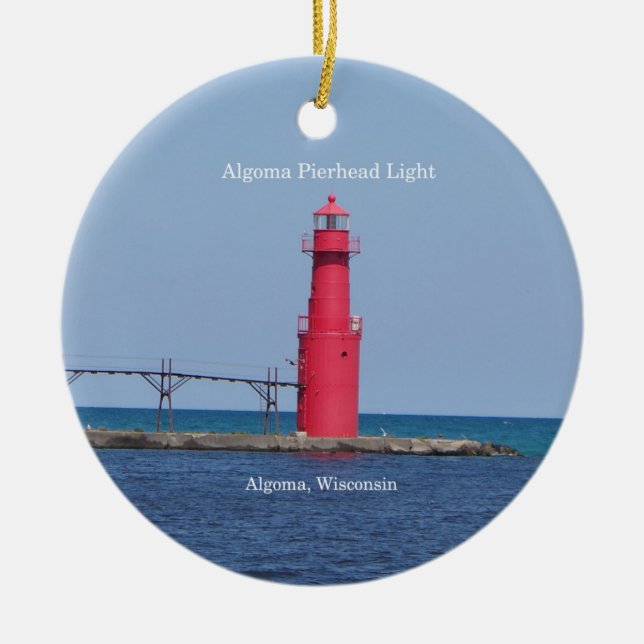 Algoma Pierhead Light ornament (Framsidan)