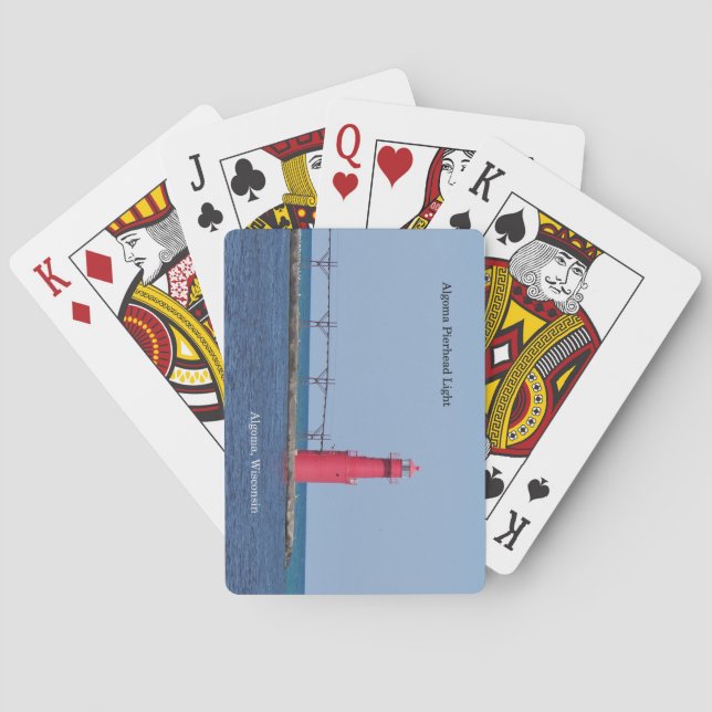 Algoma Pierhead Light-spelkort Casinokort (Baksidan)