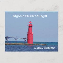 Algoma Pierhead Light-vykort Vykort