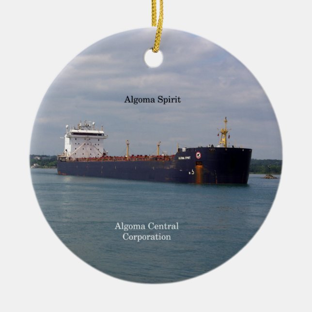 Algoma Spirit-ornament Julgransprydnad Keramik (Framsidan)
