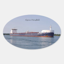 Algoma Strongfield-dekal Ovalt Klistermärke