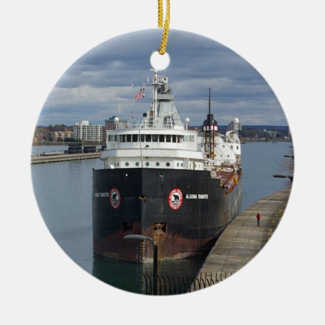 Algoma Transfer-ornament Julgransprydnad Keramik (Framsidan)