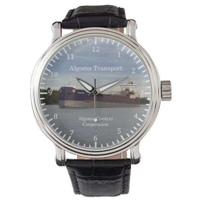 Algoma Transport, bevakning Armbandsur (Framsida)