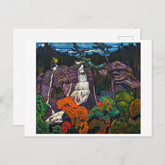 Algoma Waterfall | J.E.H. MacDonald | Vykort (Fram/baksida)