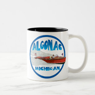 Algonac Michigan Två-Tonad Mugg