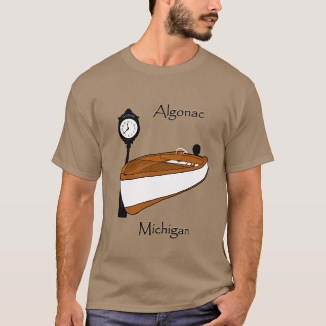 Algonac-skjorta T Shirt (Framsida)