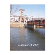 Algonquin Illinois vykort