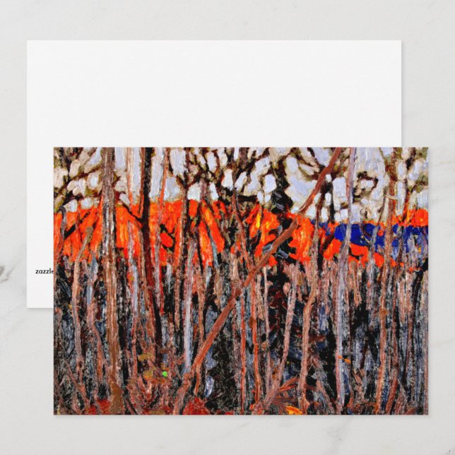 Algonquin Park, målning av Tom Thomson Kort (Fram/baksida)