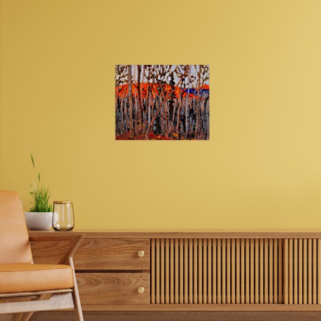 Algonquin Park, målning av Tom Thomson,  Poster (Vardagsrum 2)