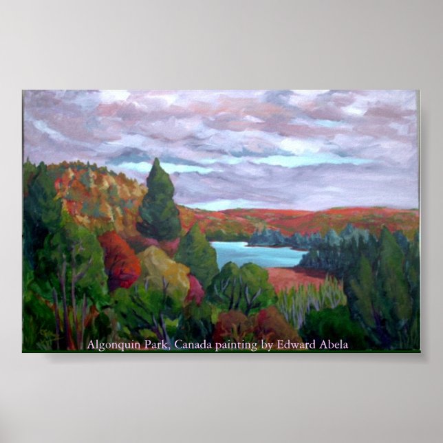ALGONQUIN PARK PANORAMA POSTER (Framsidan)