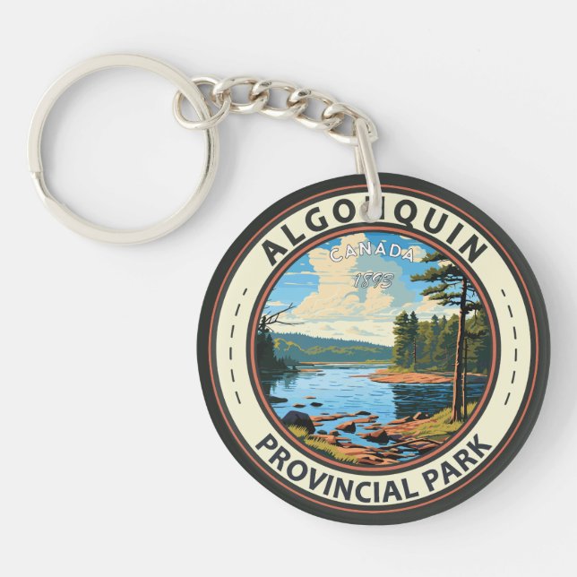 Algonquin Province Park Travel Art Vintage (Framsidan)