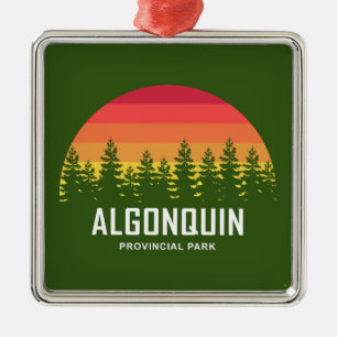 Algonquin Provincial Park Julgransprydnad Metall