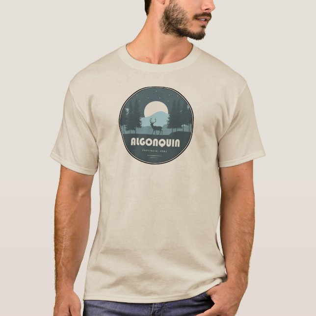 Algonquin Provinspark Hjort T Shirt (Framsida)