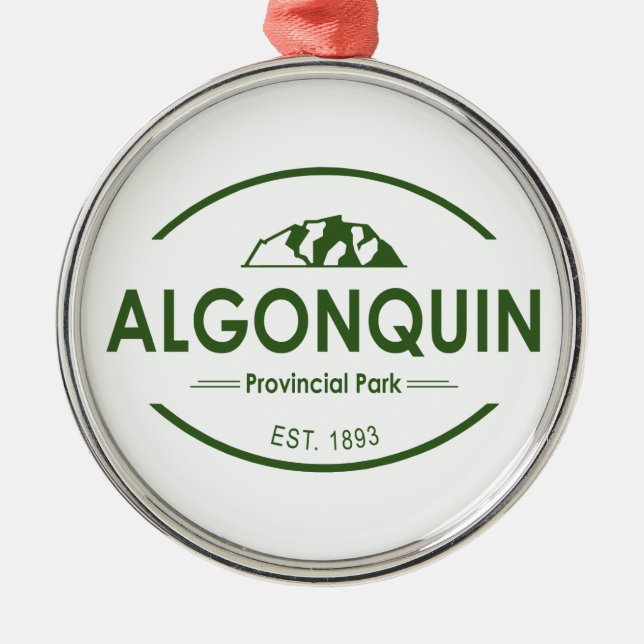 Algonquin Provinspark Julgransprydnad Metall (Framsidan)