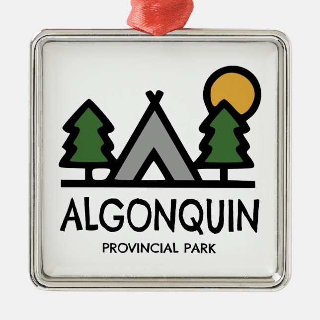 Algonquin Provinspark Julgransprydnad Metall (Framsidan)