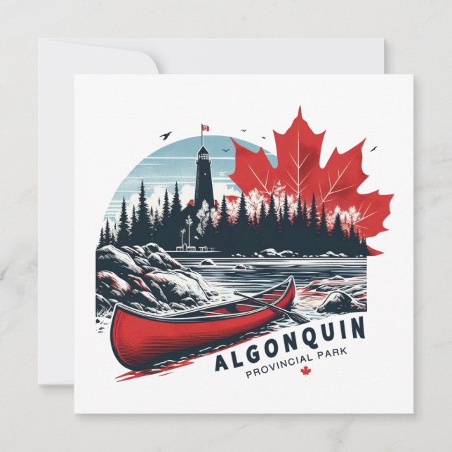 Algonquin Provinspark Julkort (Framsida)