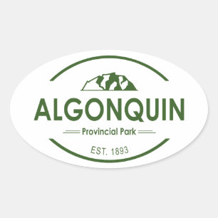 Algonquin Provinspark Ovalt Klistermärke