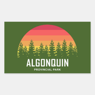 Algonquin Provinspark Rektangulärt Klistermärke