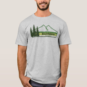 Algonquin Provinsparkens Grönt Rand T Shirt