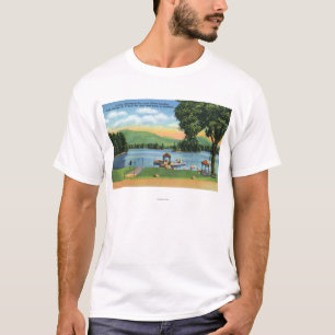 Algonquinfjärden beskådar av bocken Mt och lotsa T-shirt