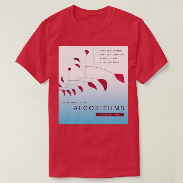 Algorithms CLRS T Shirt (Design framsida)