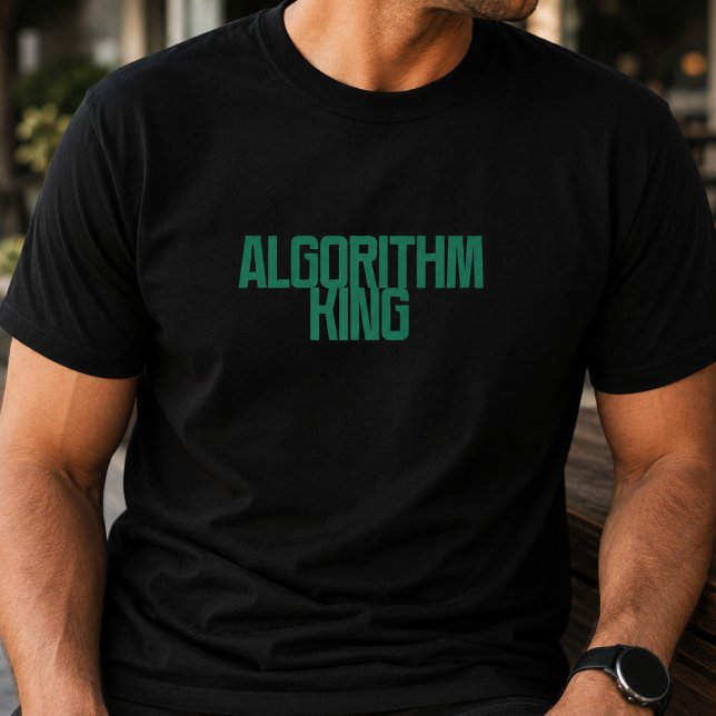 Algoritm kung | Data Science Machine Learning  T Shirt (Skapare uppladdad)
