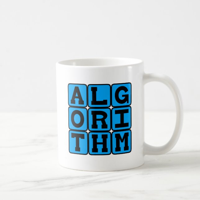 Algoritm, Matematisk formel Kaffemugg (Höger)