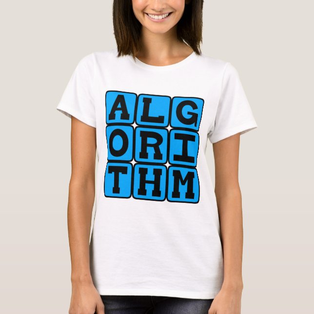 Algoritm, matematisk formel t-shirt (Framsida)