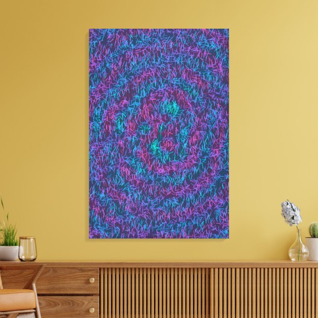 Algoritmisk Matematisk Konst Mönster  Canvastryck (Insitu (Vardagsrum))