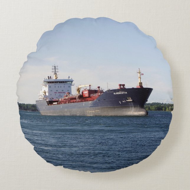 Algoskopiska rundkuddar rund kudde (Framsidan)