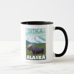 Älgplats - Sitka, Alaska Mugg
