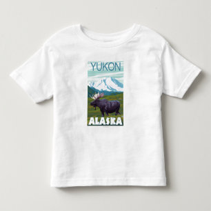 Älgplats - Yukon, Alaska T-shirt
