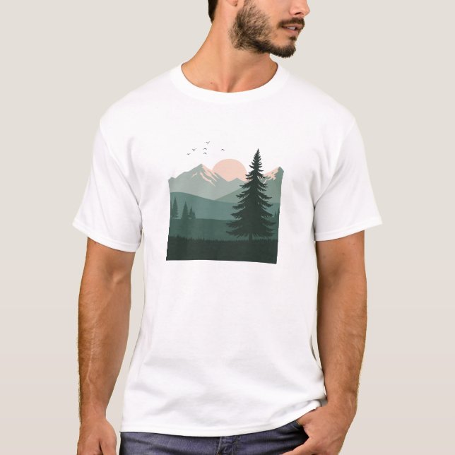 ALGRÖN FINE ART T SHIRT (Framsida)