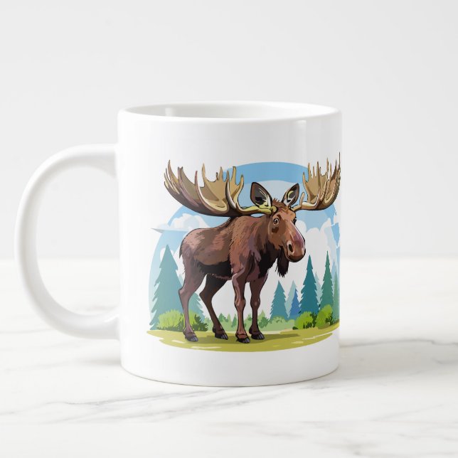 Älgstång Jumbo Mugg (Vänster)