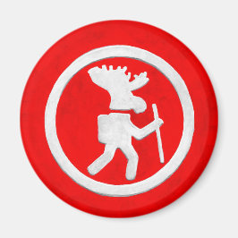 Älgstigmarkör Magnet