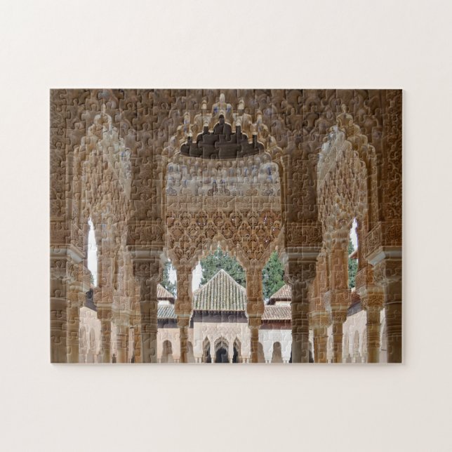 Alhambra Architecture Jigszle Puzzle Pussel (Horisontell)