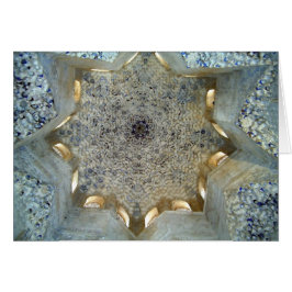 Alhambra Ceiling Hälsningskort