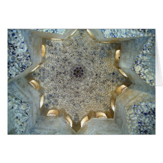 Alhambra Ceiling Hälsningskort