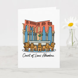 Alhambra Court of the Lions 3 Kort