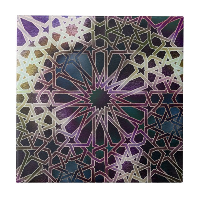 Alhambra design kakelplatta (Framsidan)