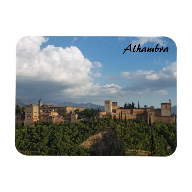 Alhambra-fästning Magnet (Horisontell)