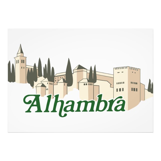 Alhambra Fototryck (Framsidan)