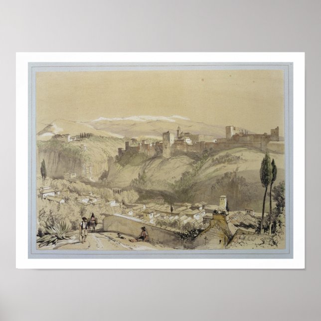 Alhambra från Albay, från Sketches och Dr. Poster (Framsidan)