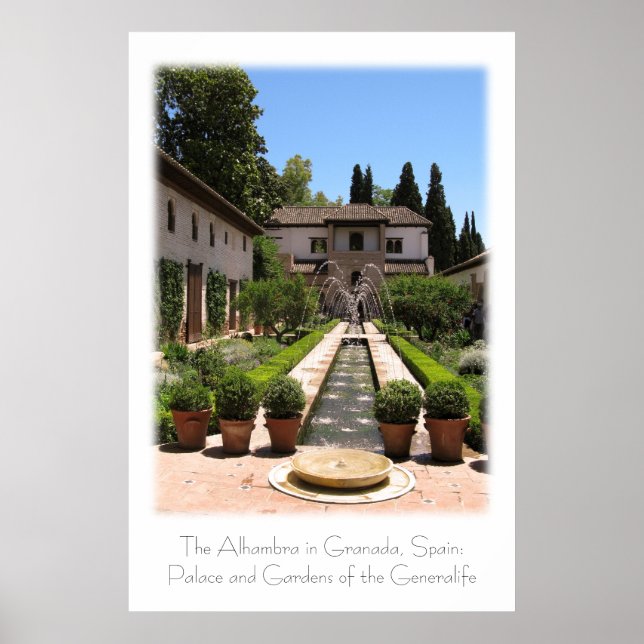Alhambra: Generalife Poster (Framsidan)