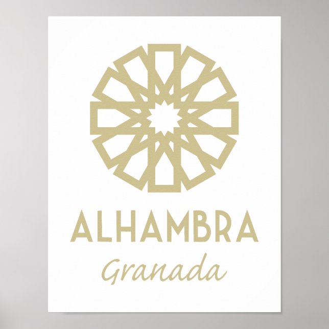 Alhambra Granada 1 Poster (Framsidan)