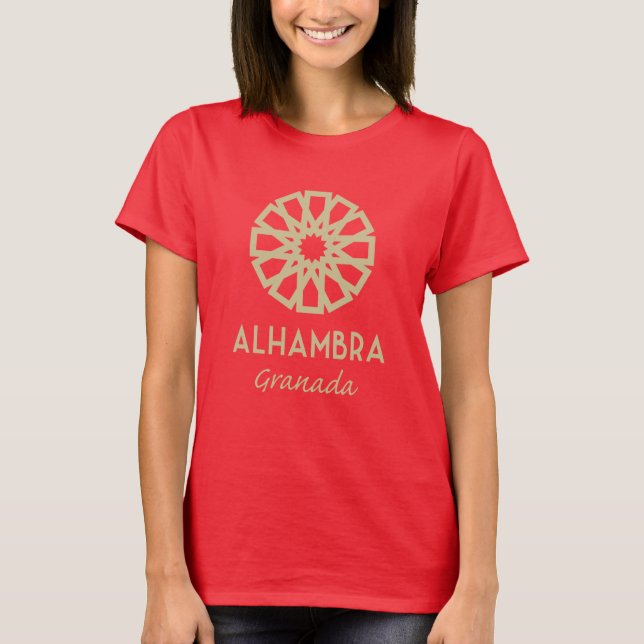 Alhambra Granada 1 T Shirt (Framsida)