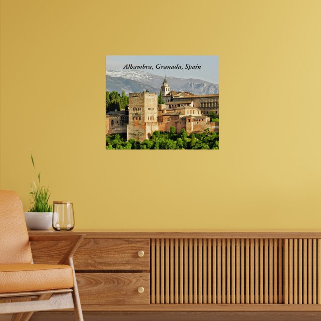Alhambra, Granada, Andalusien, Spanien Poster (Vardagsrum 2)